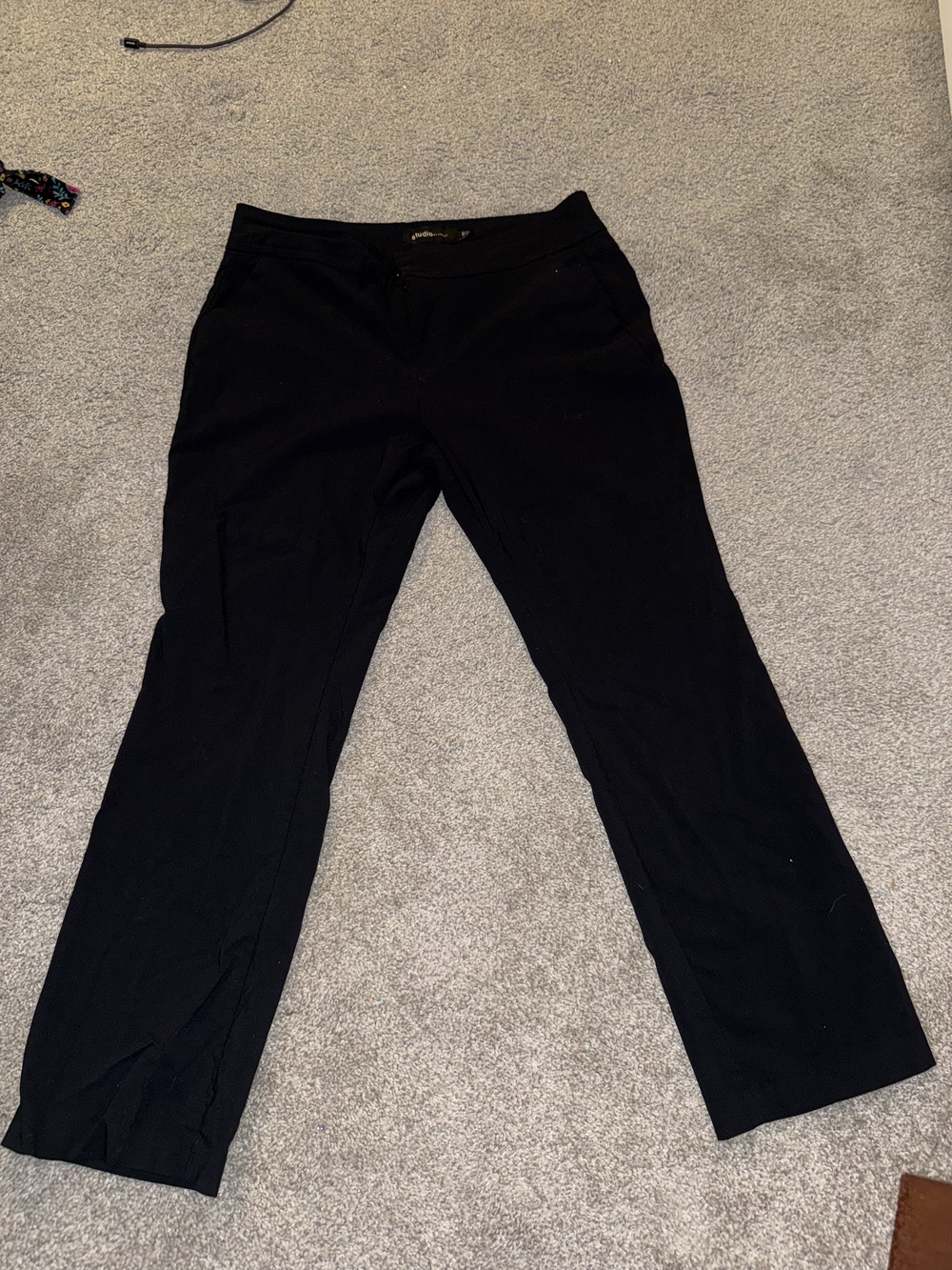 torrid Black Straight-Leg Trousers